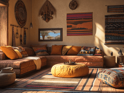 Style désertique : Couleurs chaudes et tons terreux