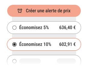 Alerte de prix sur meubles.fr